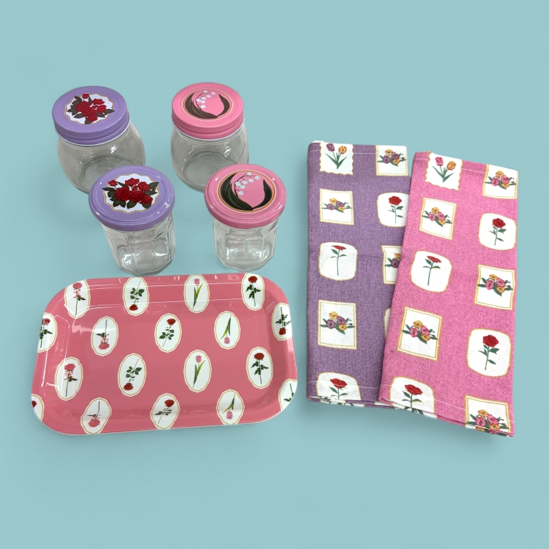 セリア ガラス保存瓶／トレー