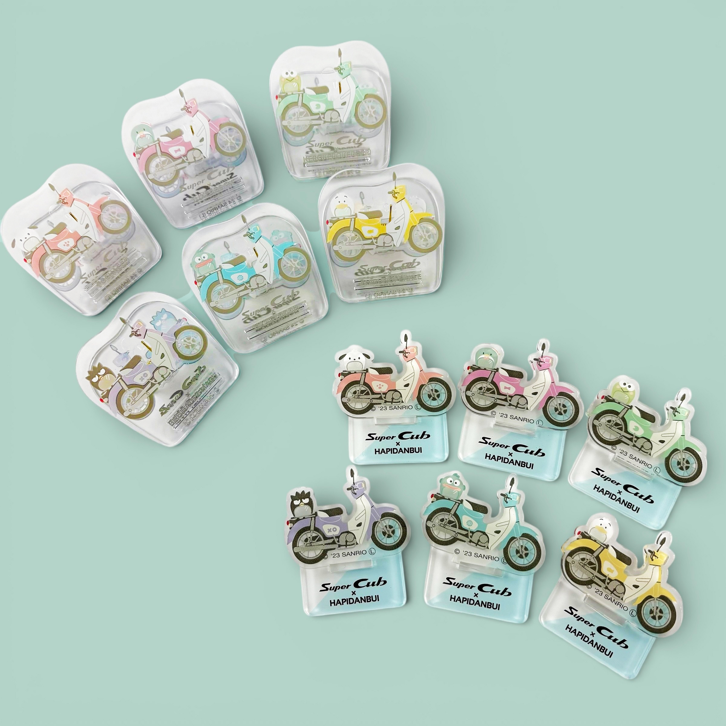 セリア　クリアクリップ／アクリルスタンド（全６種）