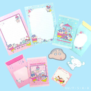 クレヨンしんちゃん レターセット 3セット アミューズメント シール付