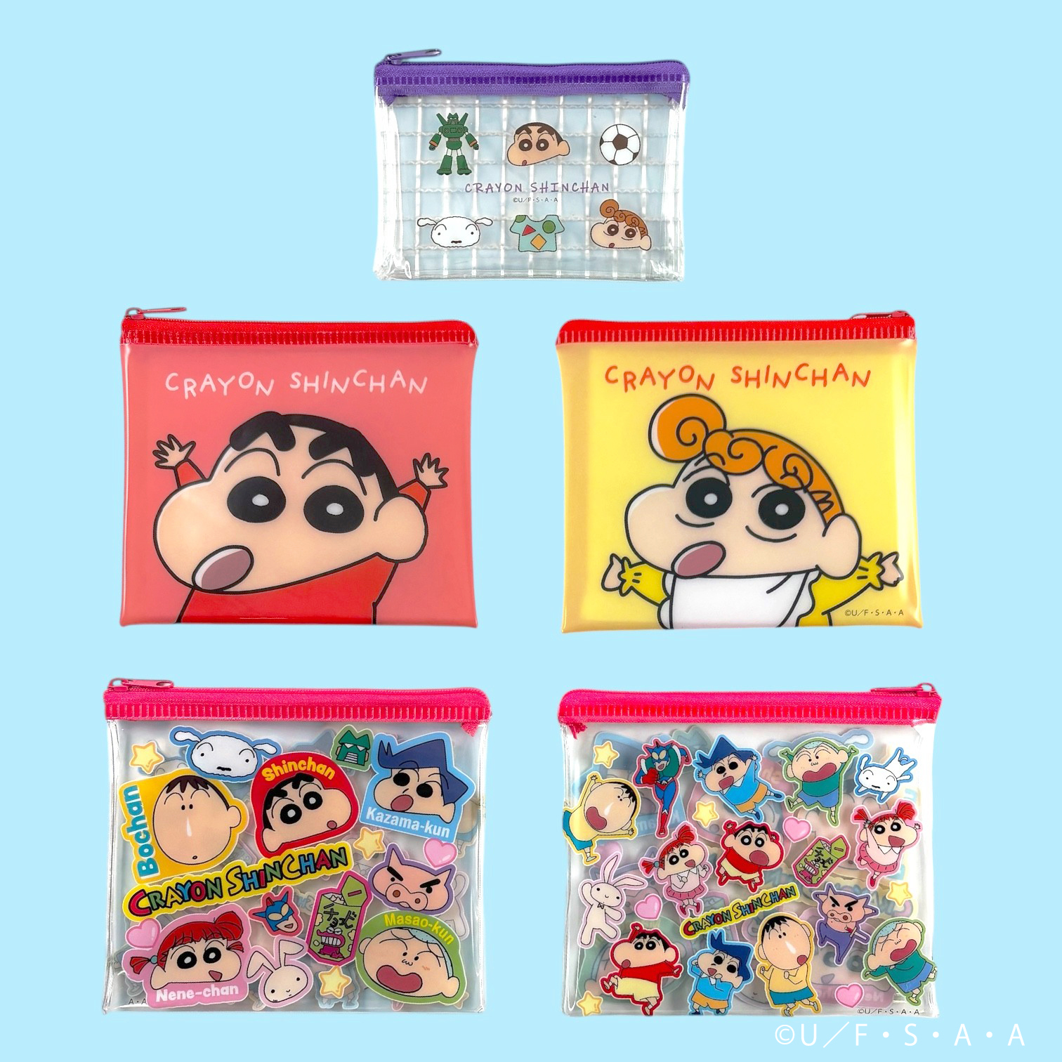 クレヨンしんちゃん ミニフラットポーチ