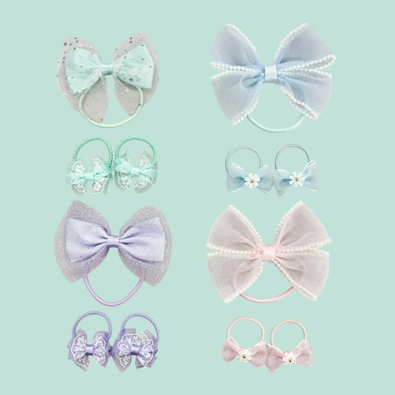 セリア セレモニーアクセサリー ポニー リボン ひらひら エレガント