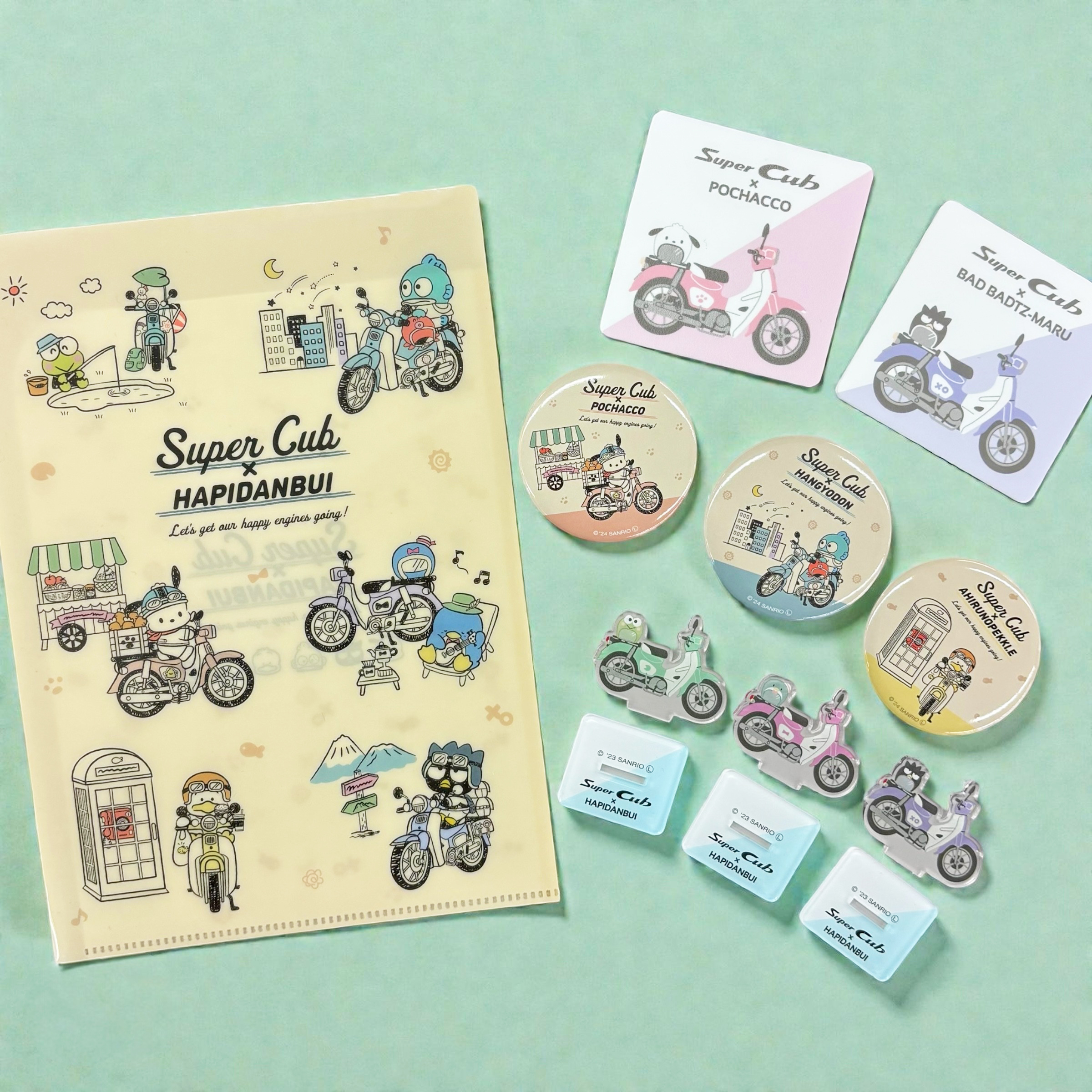 セリア　Super Cub×はぴだんぶい