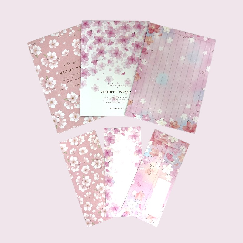 セリア　伊予和紙便箋/封筒