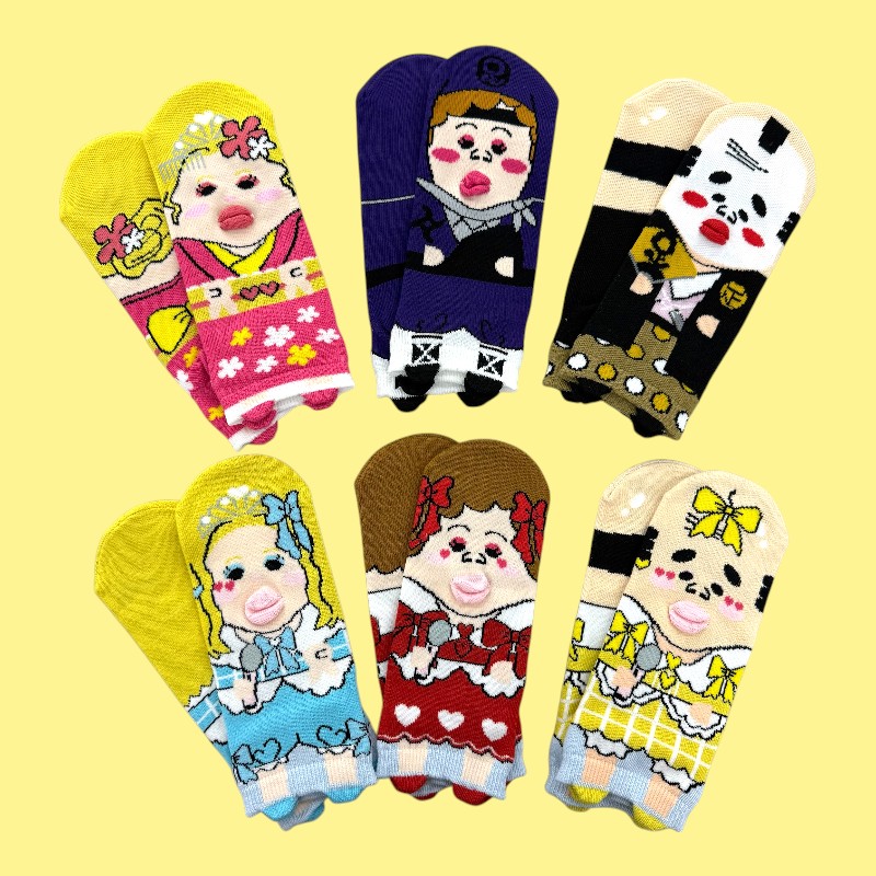 セリア　おもしろ家族 日本柄/アイドル柄