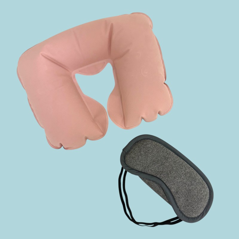 セリア エアーまくら/アイマスク