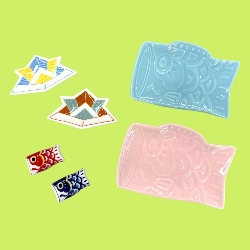 セリア　端午の節句　お皿/箸置き