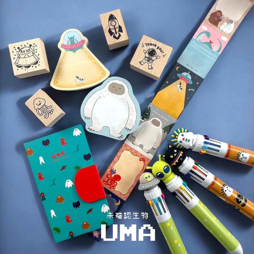 セリア UMA 宇宙人 文房具
